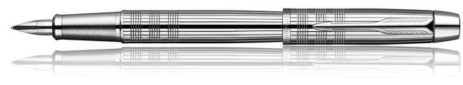 Parker IM Premium 2010 Shiny Chrome Chiselled Penna Stilografica